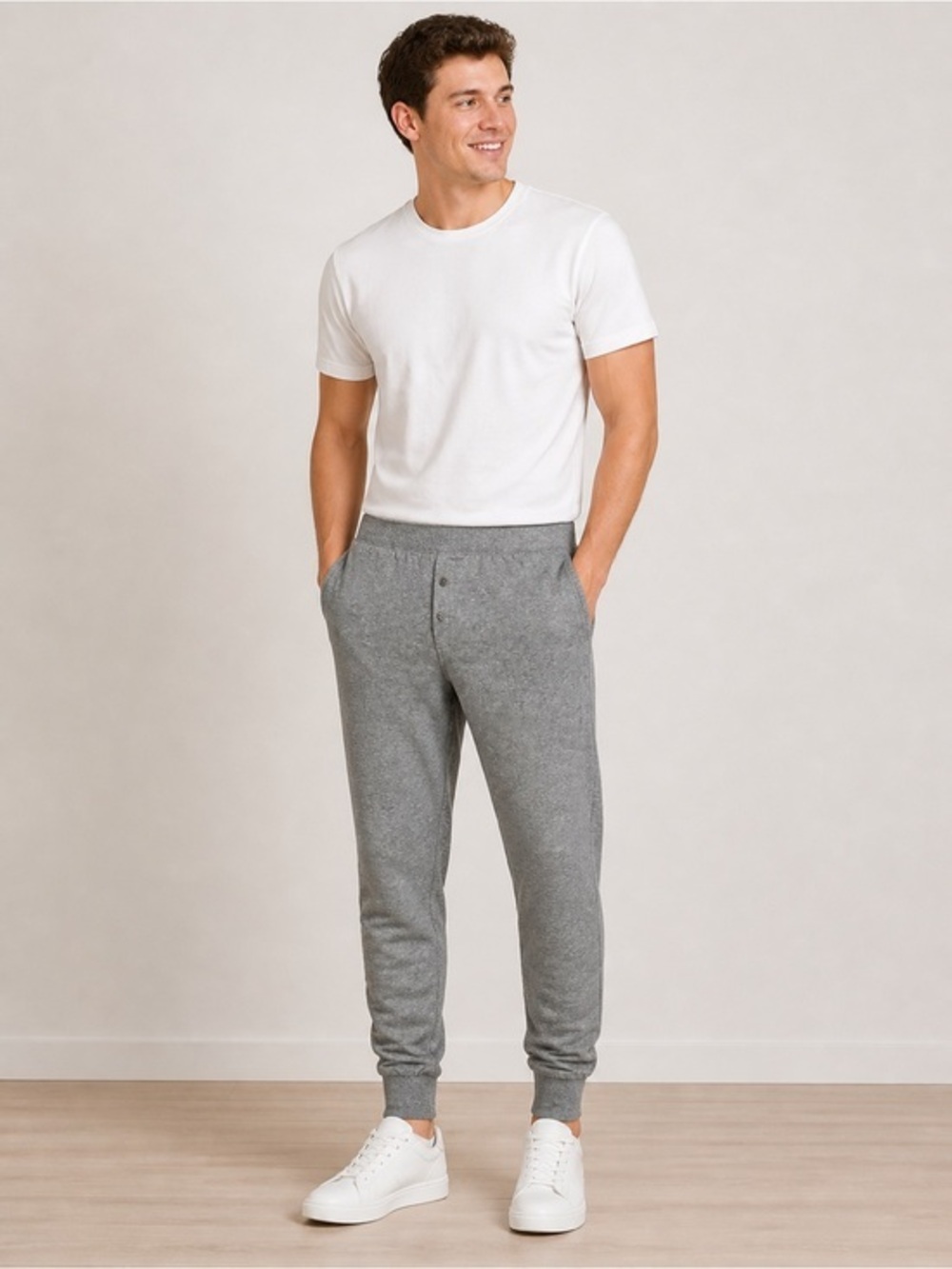 Goodfellow & Co Men’s Gray Knit Jogger Sweatpants Size L NWT